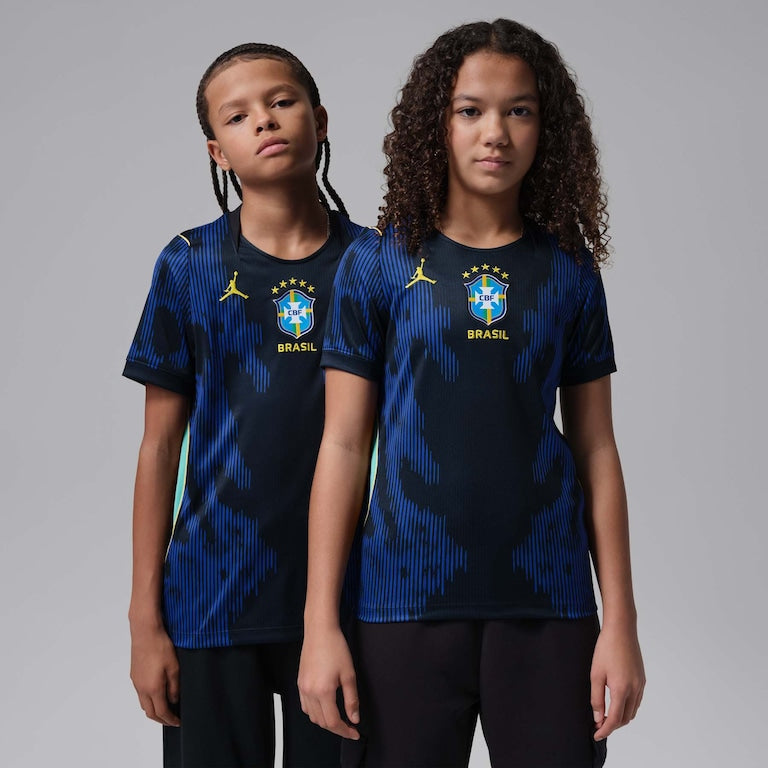 Camisa Brasil Jordan II 2026/27 Torcedor Pro Infantil 7 - 15 Anos