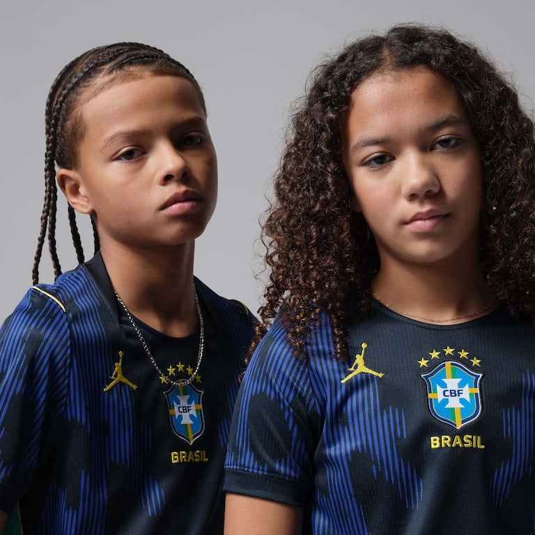 Camisa Brasil Jordan II 2026/27 Torcedor Pro Infantil 7 - 15 Anos