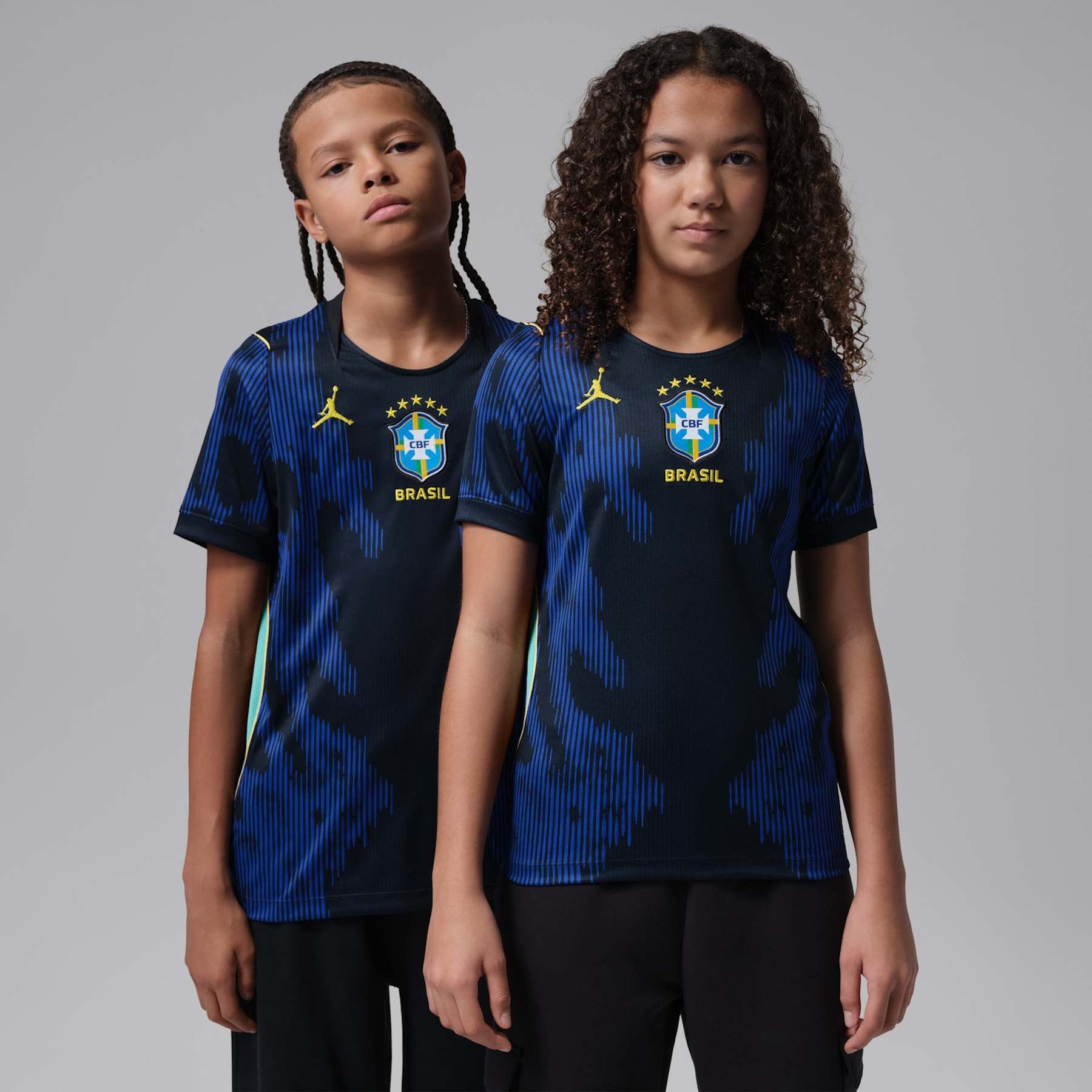 Camisa Brasil Jordan II 2026/27 Torcedor Pro Infantil 7 - 15 Anos