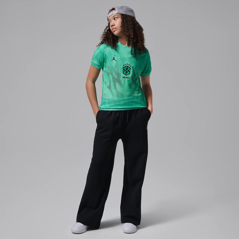 Camisa de Goleiro Brasil Jordan II 2026/27 Torcedor Pro Infantil 7 - 15 Anos
